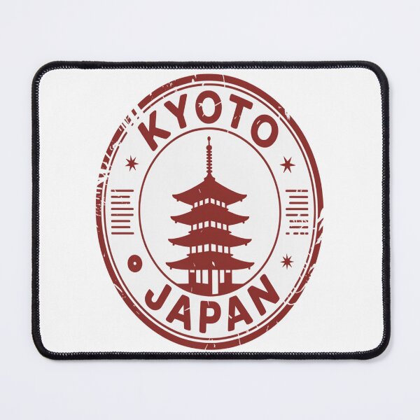Item preview, Kyoto Passport Stamp Sticker – Japan Travel Stamp Design designed and sold by stickercuffs.