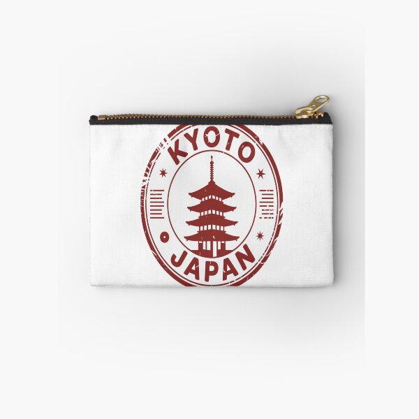 Item preview, Kyoto Passport Stamp Sticker – Japan Travel Stamp Design designed and sold by stickercuffs.