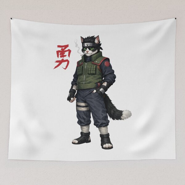 Item preview, Funny Smoking Ninja Cat designed and sold by FANTASYoDarknes.