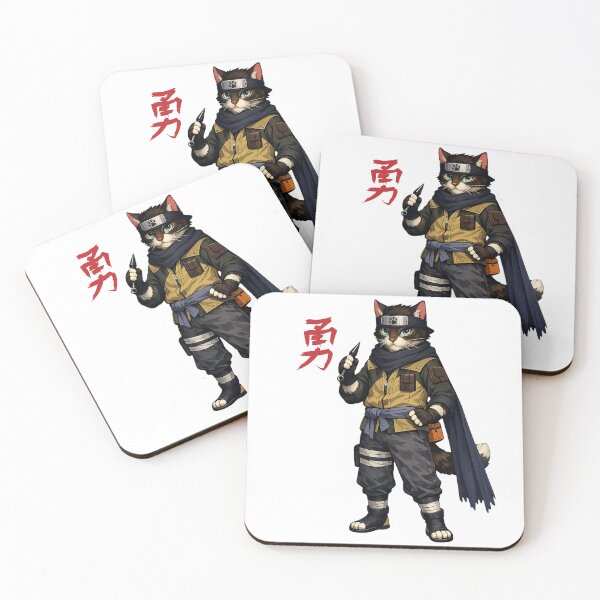 Item preview, Long Scarf Ninja Funny Cat  designed and sold by FANTASYoDarknes.