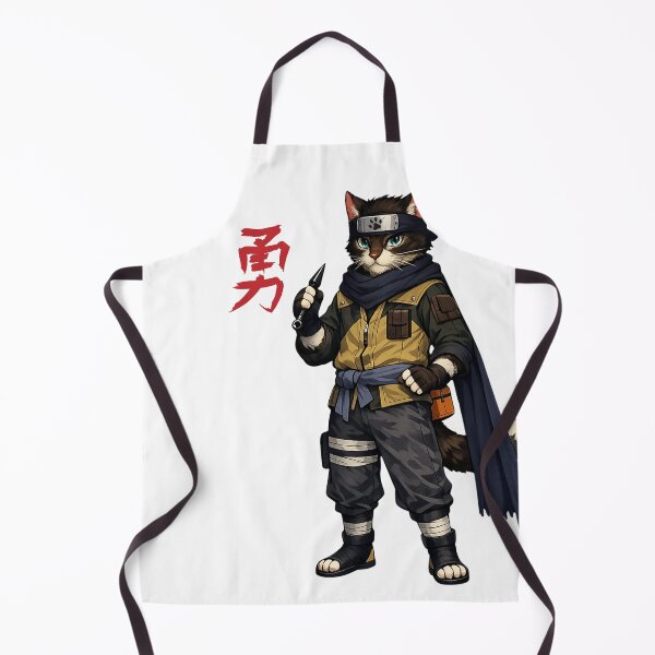 Item preview, Long Scarf Ninja Funny Cat designed and sold by FANTASYoDarknes.