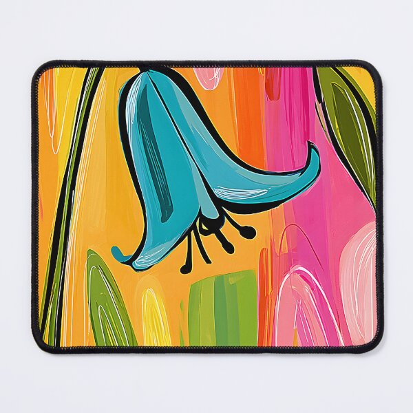Item preview, Bluebell in a Symphony of Color - Vibrant Floral Abstraction Filled with Light Energy and Movement designed and sold by OlfactoART Studio.