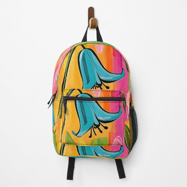 Item preview, Bluebell in a Symphony of Color - Vibrant Floral Abstraction Filled with Light Energy and Movement designed and sold by OlfactoART Studio.