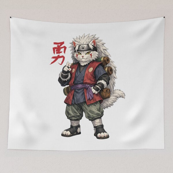 Item preview, Funny White Haired Ninja Master designed and sold by FANTASYoDarknes.