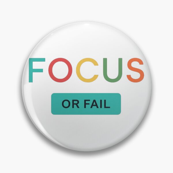 Item preview, Focus Or Fail - Colorful Minimalist Typography Gym Streetwear designed and sold by No Excuses .