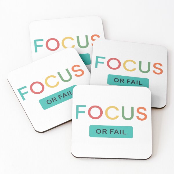 Item preview, Focus Or Fail - Colorful Minimalist Typography Gym Streetwear designed and sold by No Excuses .