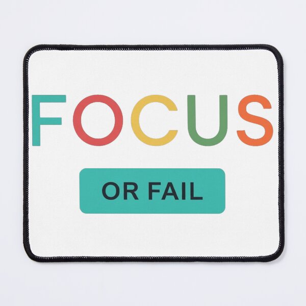 Item preview, Focus Or Fail - Colorful Minimalist Typography Gym Streetwear designed and sold by No Excuses .