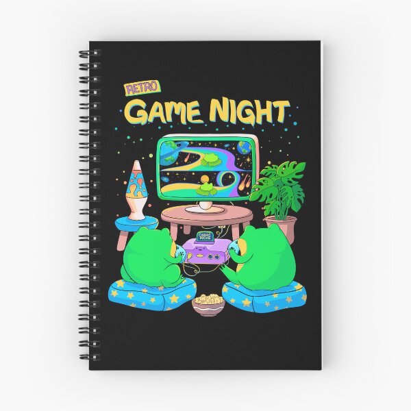 Item preview, Frog Retro Game Night designed and sold by DreamingPainter.