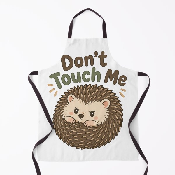 Artikelvorschau, Niedlicher Igel-Aufkleber „Nicht anfassen!“ – Kawaii-Igel-Geschenk – Lustiger Aufkleber für Introvertierte entworfen und verkauft von Old Tree Store .