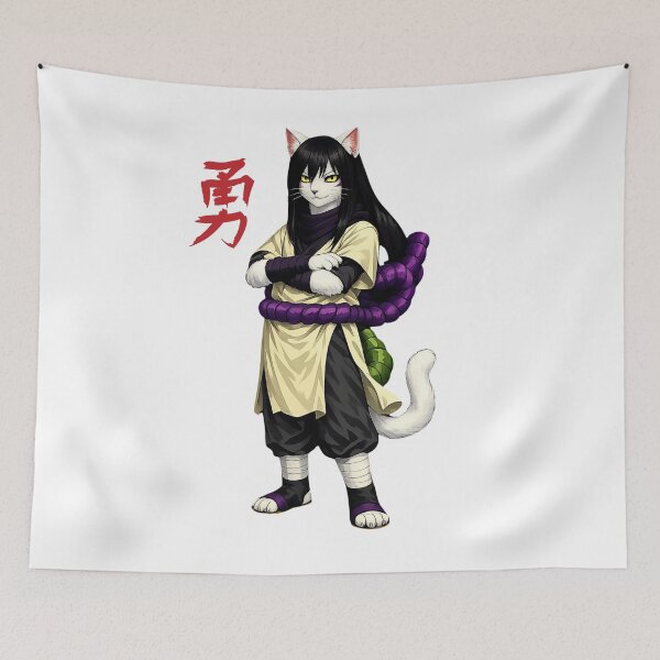 Item preview, Purple Rope Shinobi Cat funny designed and sold by FANTASYoDarknes.