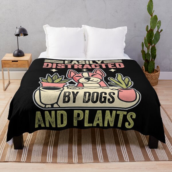 Item preview, Distracted Dogs Plants designed and sold by SiarheiYur.