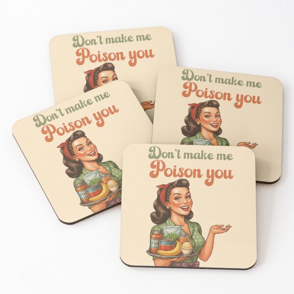 Item preview, Funny Retro Housewife - Don't Make Me Poison You designed and sold by legendaryskins.