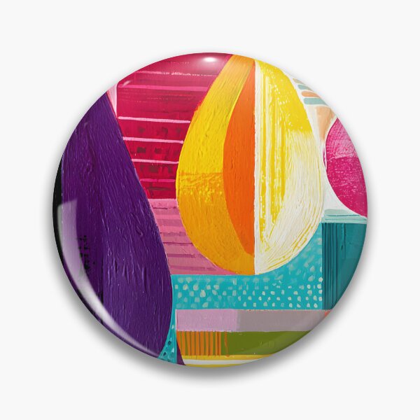 Item preview, Mediterranean Market Mosaic - Eggplant Citrus and Wine in a Vibrant Geometric Still Life designed and sold by OlfactoART Studio.