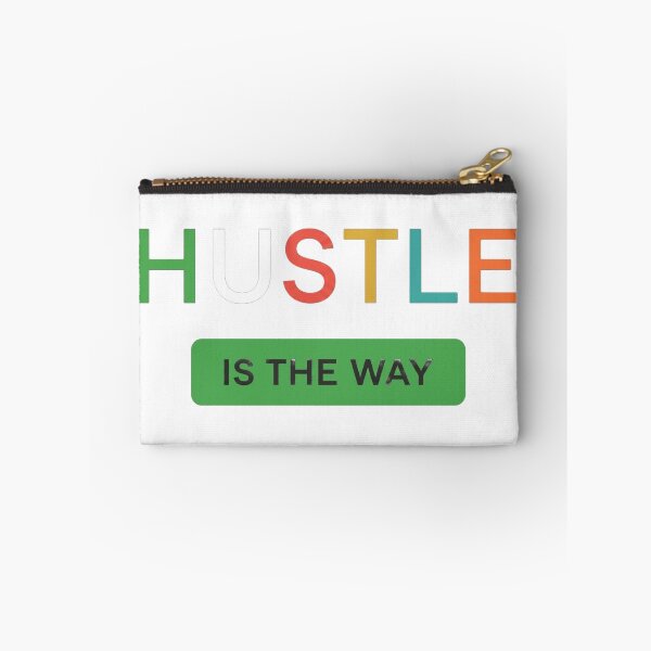 Item preview, Hustle Is The Way - Colorful Minimalist Typography Gym Streetwear designed and sold by No Excuses .
