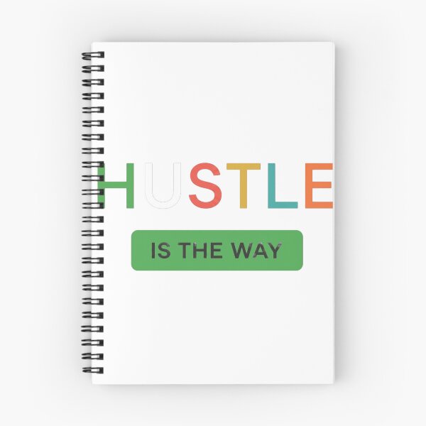 Item preview, Hustle Is The Way - Colorful Minimalist Typography Gym Streetwear designed and sold by No Excuses .