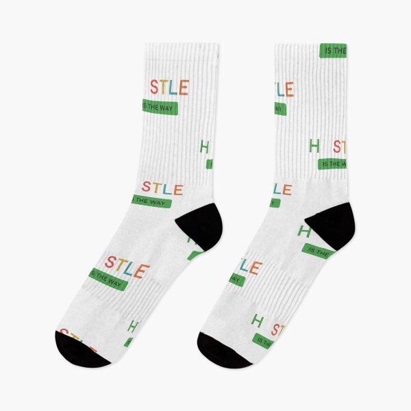 Item preview, Hustle Is The Way - Colorful Minimalist Typography Gym Streetwear designed and sold by No Excuses .