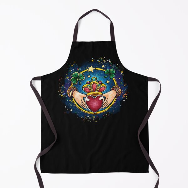 Item preview, Claddagh ring on black background, irish engagement ring designed and sold by NadiaChevrel.