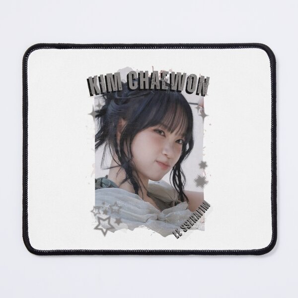 Item preview, Le Sserafimm Kim Chaewon Kpop Girl Group Black and White Collage Design designed and sold by AJUNICE STUDIO.