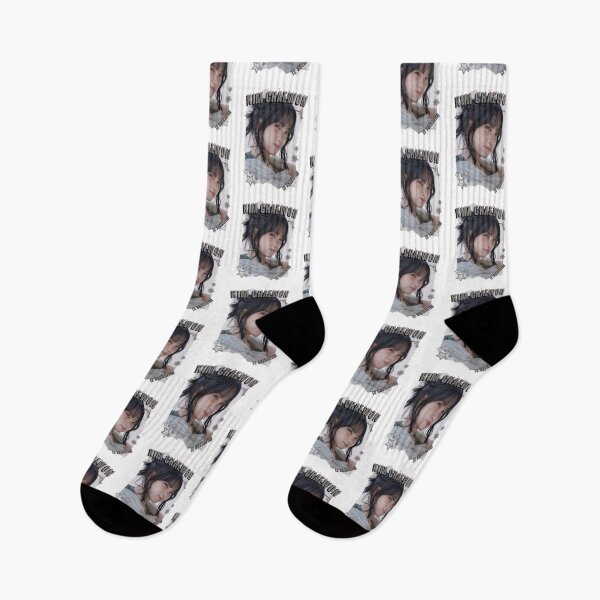 Item preview, Le Sserafimm Kim Chaewon Kpop Girl Group Black and White Collage Design designed and sold by AJUNICE STUDIO.