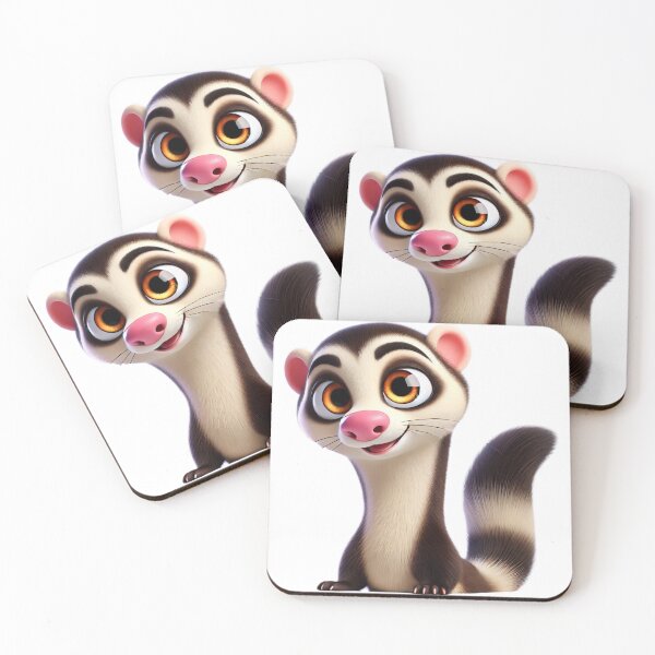 Item preview, Adorable European Polecat Ferret designed and sold by Sillytoe.