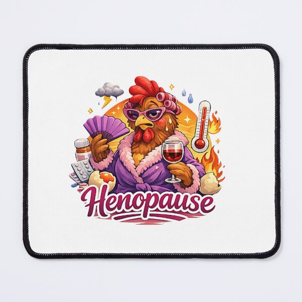 Item preview, Henopause Cranking Up Cooling Down Funny Menopause Chicken designed and sold by FANTASYoDarknes.