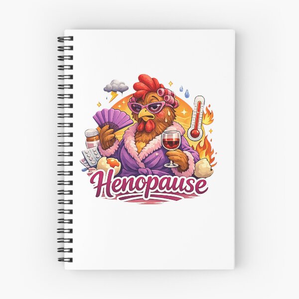 Item preview, Henopause Cranking Up Cooling Down Funny Menopause Chicken designed and sold by FANTASYoDarknes.