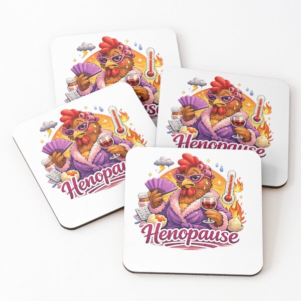 Item preview, Henopause Cranking Up Cooling Down Funny Menopause Chicken designed and sold by FANTASYoDarknes.