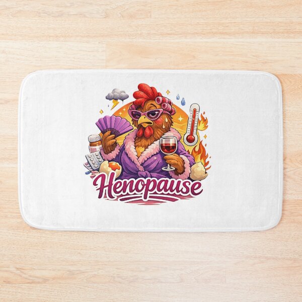 Item preview, Henopause Cranking Up Cooling Down Funny Menopause Chicken designed and sold by FANTASYoDarknes.
