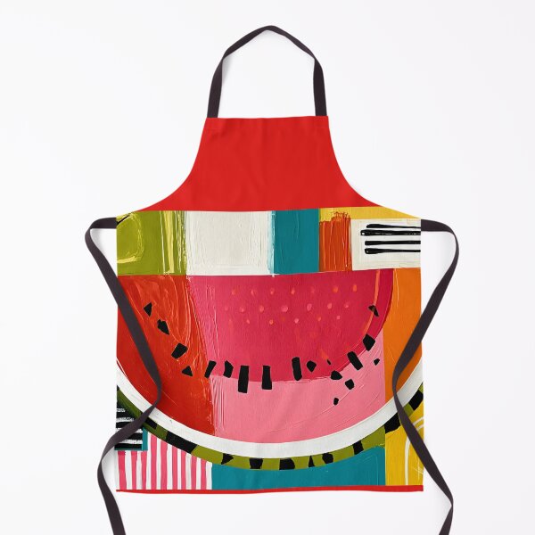 Item preview, Summer Slice Reimagined - Vibrant Watermelon Art Bursting with Bold Geometry and Playful Color designed and sold by OlfactoART Studio.