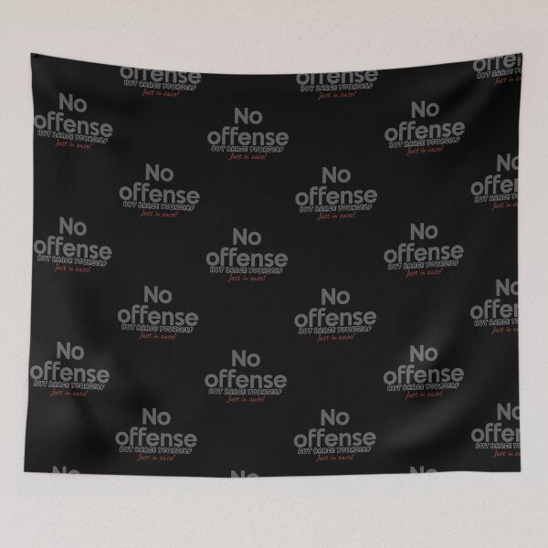 Item preview, No Offense, Sarcastic saying designed and sold by GiSilver.