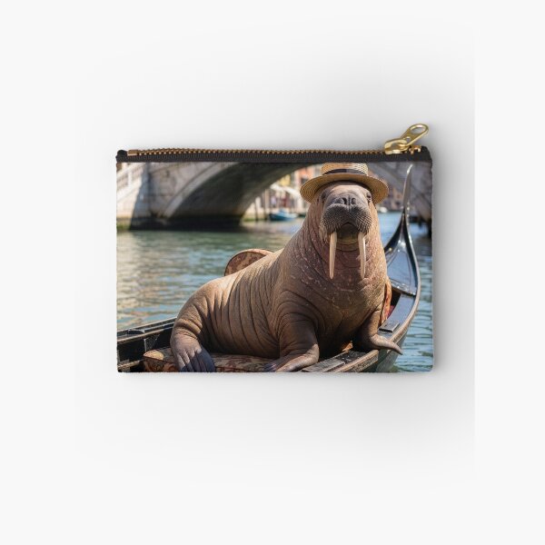 Item preview, Walrus Goes for a Gondola Ride in Venice designed and sold by Tridentulus.
