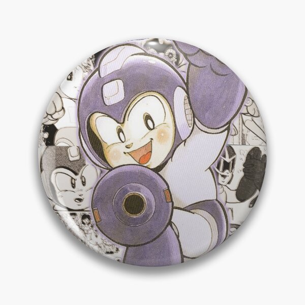 Item preview, mega man manga retro collage designed and sold by Cent75.