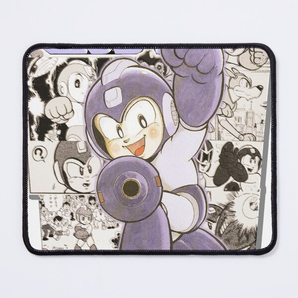 Item preview, mega man manga retro collage designed and sold by Cent75.
