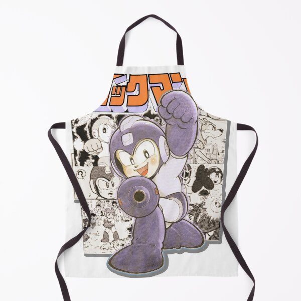 Item preview, mega man manga retro collage designed and sold by Cent75.