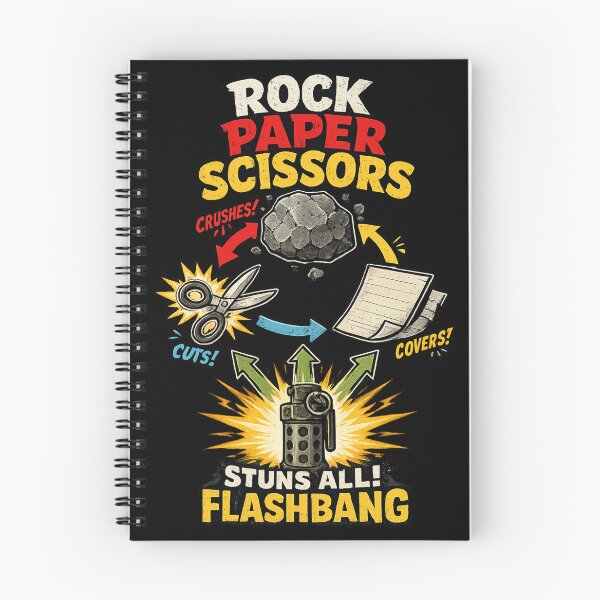 Item preview, Rock Paper Scissors Flashbang Funny FPS Gamer Meme Gaming designed and sold by HiPatti.