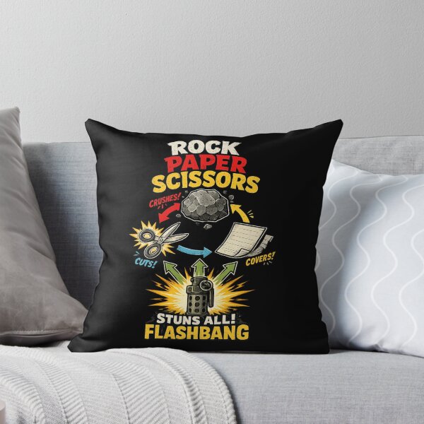 Item preview, Rock Paper Scissors Flashbang Funny FPS Gamer Meme Gaming designed and sold by HiPatti.
