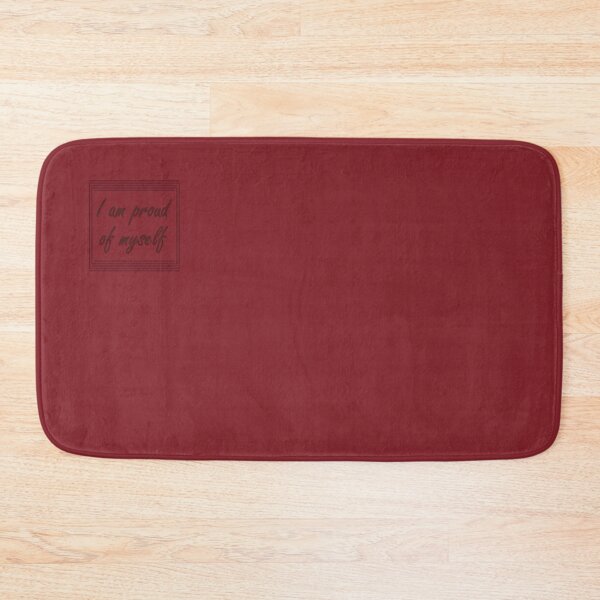 Item preview, The phrase "I am proud of myself" in a frame on a red background designed and sold by Cherevan.