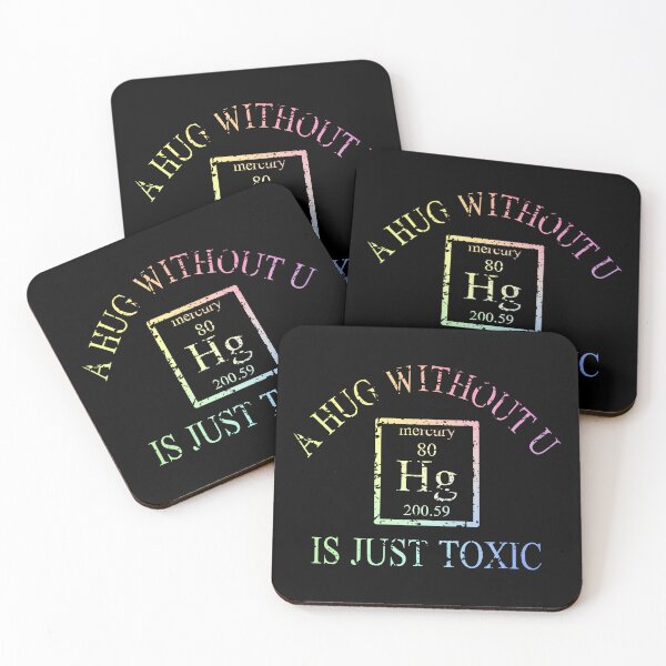 Item preview, A Hug Without U Is Just Toxic Funny Periodic Table Science Joke Gift designed and sold by ScienceCorner.