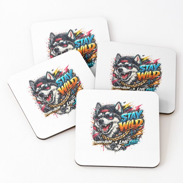 Item preview, Stay Wild Streetwear Dog designed and sold by AchraffPrint.