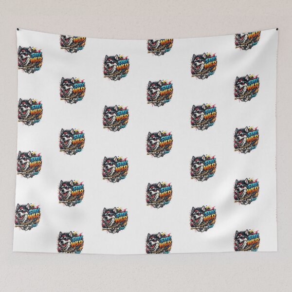Item preview, Stay Wild Streetwear Dog designed and sold by AchraffPrint.