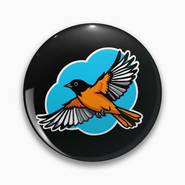 Item preview, Fire In Flight: The Baltimore Oriole designed and sold by MarzyBirdleArt.