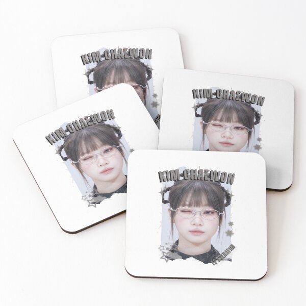 Item preview, Le Sserafimm Kim Chaewon Kpop Girl Group Black and White Collage Design designed and sold by AJUNICE STUDIO.