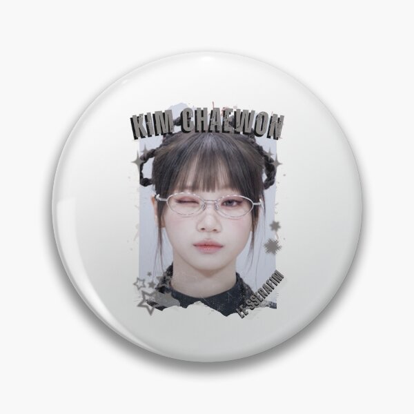 Item preview, Le Sserafimm Kim Chaewon Kpop Girl Group Black and White Collage Design designed and sold by AJUNICE STUDIO.