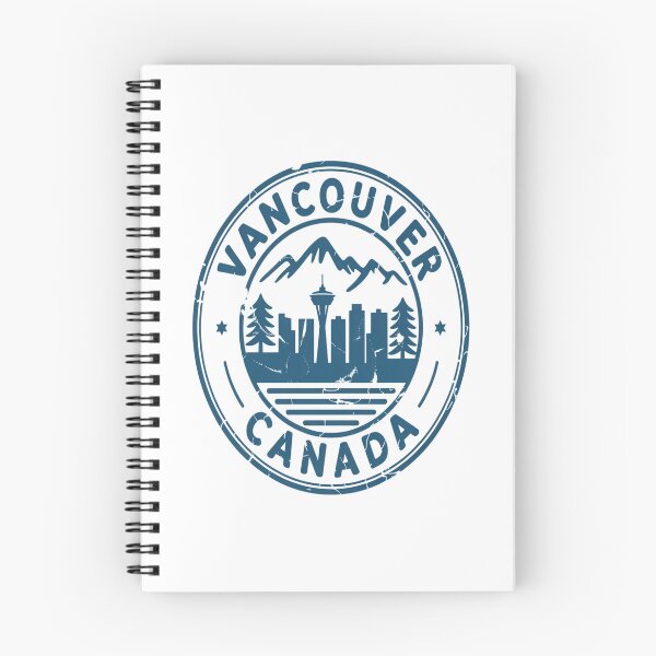 Item preview, Pegatina con sello de pasaporte de Vancouver – Diseño de sello de viaje a Canadá designed and sold by stickercuffs.