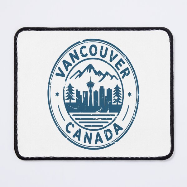 Item preview, Vancouver Passport Stamp Sticker – Canada Travel Stamp Design designed and sold by stickercuffs.