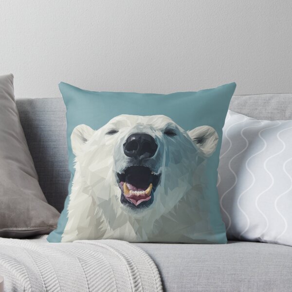 Item preview, Polar Bear Wall Art Print Contemporary Arctic Wildlife Home Decor designed and sold by MarkedArtPrints.