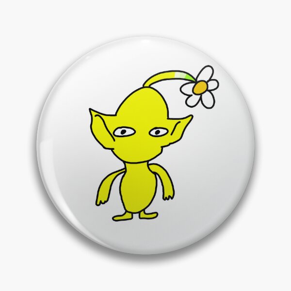 Item preview, Yellow Pikmin Funny Sticker designed and sold by PineBadDesign.