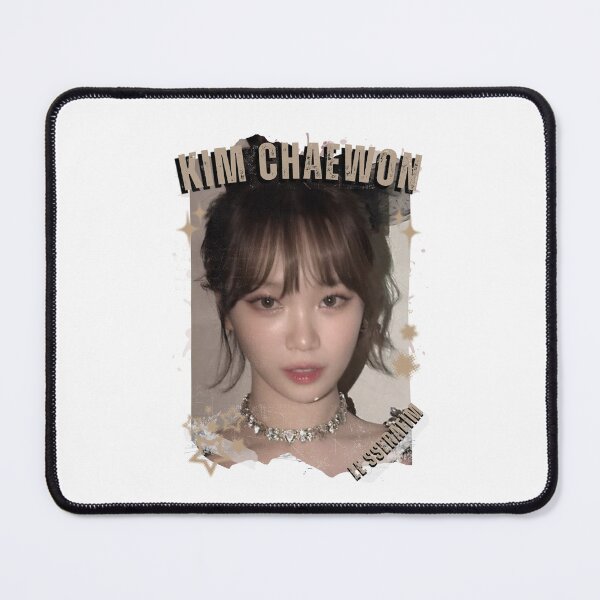 Item preview, Le Sserafimm Kim Chaewon Kpop Girl Group Black and White Collage Design designed and sold by AJUNICE STUDIO.