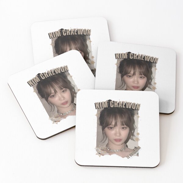 Item preview, Le Sserafimm Kim Chaewon Kpop Girl Group Black and White Collage Design designed and sold by AJUNICE STUDIO.