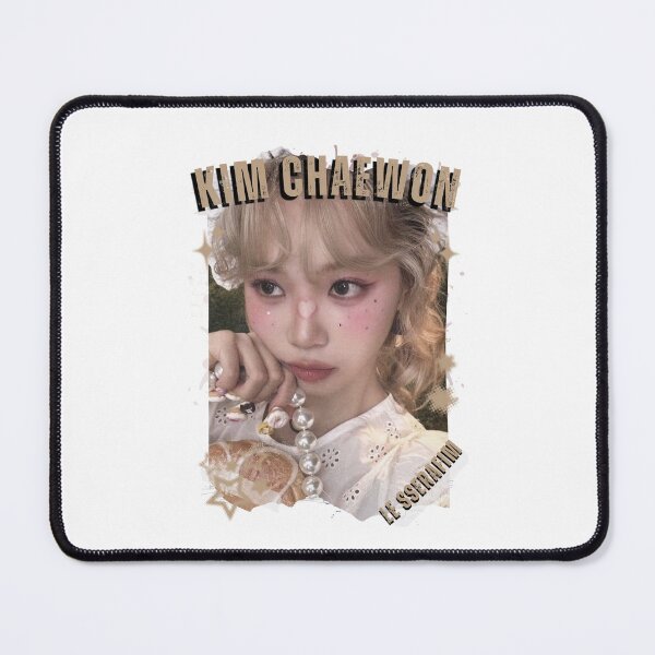 Item preview, Le Sserafimm Kim Chaewon Kpop Girl Group Black and White Collage Design designed and sold by AJUNICE STUDIO.